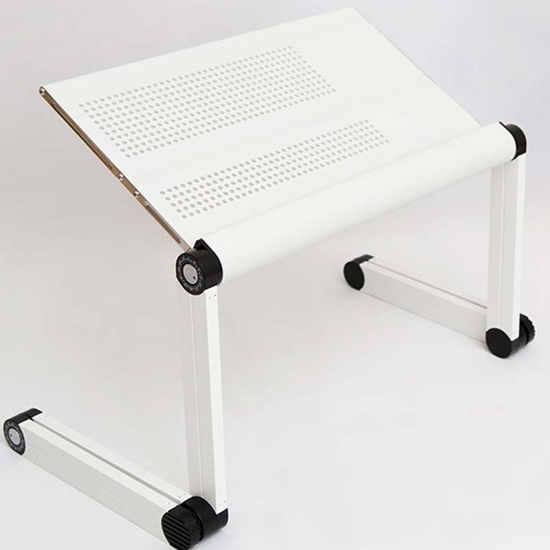   360 ̽ ޴ ݼ ũ ĵ Ʈ ǻ ̺ DeskCooling Ұ 콺 е ȭƮ /Adjustable 360 Degree Portable Folding Metal Desk Stand Laptop Computer Ta